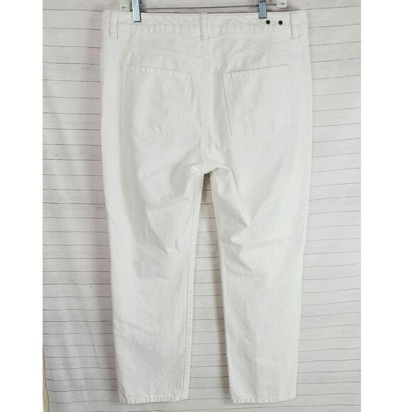 CAbi 100% BF JEANS IN WHITE, SZ 10 - Picture 7 of 13